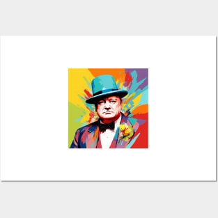 Churchill Pop Art 1 Posters and Art